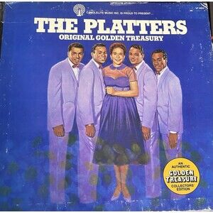 THE PLATTERS, ORIGINAL GOLDEN TREASURY, 5-DISC BOX SET, 12" VINYL . Pre-Owned.